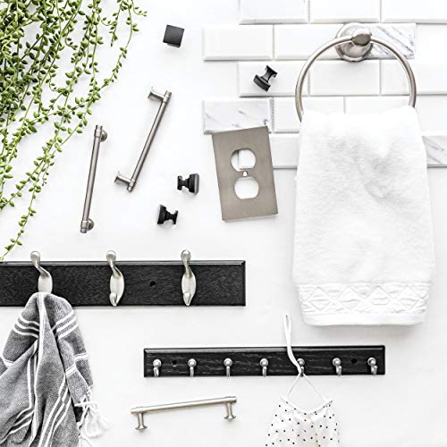 Franklin Brass 3-Piece Satin Nickel Bathroom Set Towel Rack, Ring, Toilet Paper Holder| Kinla Bath Accessories - color: Satin Nickel, style: 3-Piece Bath Accessory Set