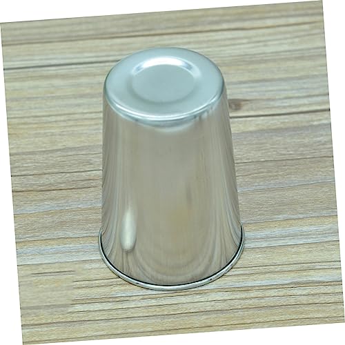 2pcs Stainless Steel Water Tumbler Cups Versatile Drinking Cups for Beverages Toothbrush Rinsing Parties Home Use Silver Finish Easy to Clean