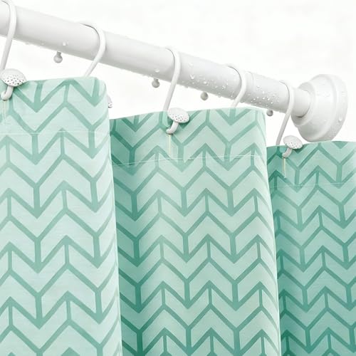Umimile Shower Curtain Rod, 1 Inch Adjustable Spring Tension Curtain Rod | 304 Stainless Steel Shower Rod for Bathroom, Windows, Never Rust Non-Slip (White, 50-86”) - color: White, size: 50-86”