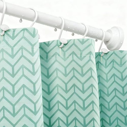 Umimile Shower Curtain Rod, 1 Inch Adjustable Spring Tension Curtain Rod | 304 Stainless Steel Shower Rod for Bathroom, Windows, Never Rust Non-Slip (White, 50-86”) - color: White, size: 50-86”