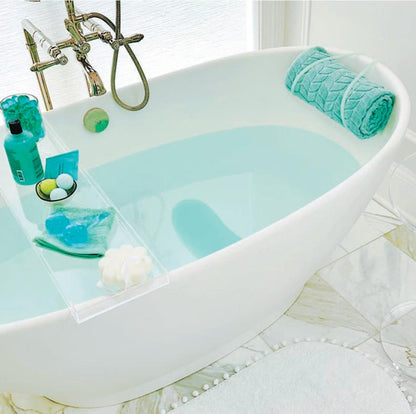 Luxury Body Stopper, Anti-Slip Spa Accessory, Holds Reclined Position in Bath to Fully Release Tension, Bathe Comfortably Hands Free, and Keep Your Hair Dry. Recline, Relax, Stay Put! - color: Sea Glass