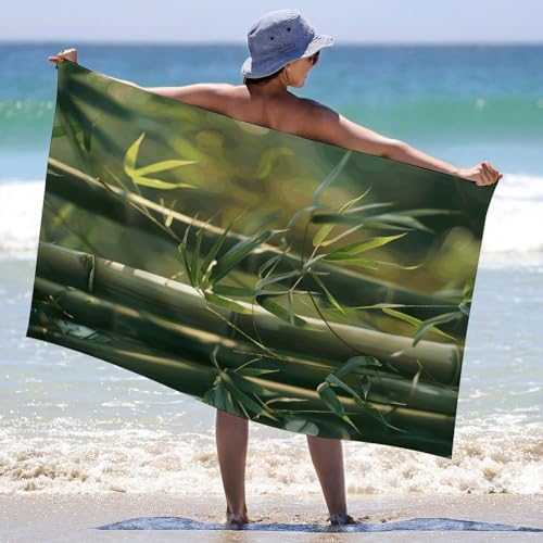 Tree Bamboo Soft Absorbent Bath Towel,Hand Towel Oversized Bathroom Essential,Gym Towels for Body,Sport,Yoga,SPA,Fitness130x80cm - size: 130x80cm
