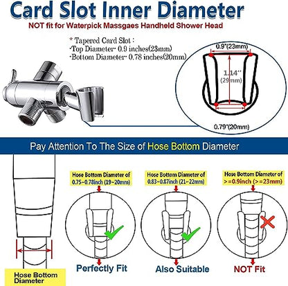 Shower Arm Diverter with Handshower Mount, G1/2 Brass Shower Diverter Valve Bathroom Universal Shower System Replacement for Handheld Shower and Fixed Shower Head(Polished Chrome) - color: Polished Chrome