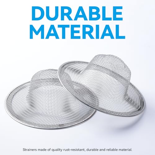 4.5" Top / 2.5" Basket Small Drain Strainer | 2Pcs Sink Drain Hair Catcher, Bathroom Sink Strainer,Drain Mesh Baskets for Laundry - size: 2Pcs Large