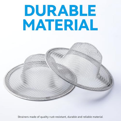 4.5" Top / 2.5" Basket Small Drain Strainer | 2Pcs Sink Drain Hair Catcher, Bathroom Sink Strainer,Drain Mesh Baskets for Laundry - size: 2Pcs Large