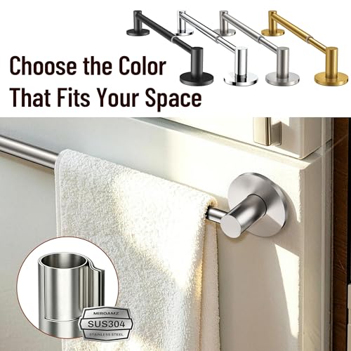 Magnetic Towel Bar, Adjustable Towel Rod, Silver, 1 Pack | Larger Magnetic Base, Non-Slip, Hidden Magnet, 304 Stainless Steel Magnetic Towel Holder for Refrigerator, Dishwasher, Oven - color: Magnetic–silver