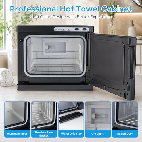 Hot Towel Warmer, 8L Professional Towel Warmer Cabinet, Hot Spa Small Towel Warmer Heating Use for Facial Spa Estheticians Massage Salon and Home