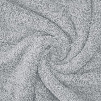 DAN River 2 Pack Bath Sheets Extra Large 35x70, Large Bath Towels for Adults, XL Oversized Heavy Duty Towel Set, 600 GSM 100% Ring Spun Cotton, Soft Quick Dry, Silver - color: Highrise, size: Bath Sheet 35x70" (PK 2)