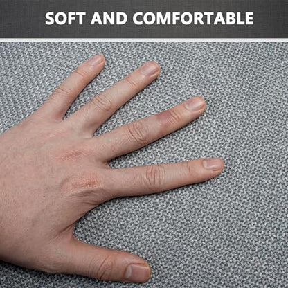 Bathroom Rugs Non Slip Bath Mat, Bathroom Mat Quick Dry | Machine Washable Rugs, Shower Rugs, 17" x 32", Grey Thin Bath Mat Fit Under Door - color: Grey, size: Medium(17"x32")