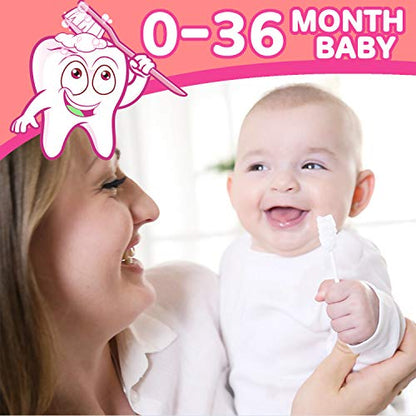EASICUTI 102PCS Baby Tongue Cleaner, Newborn Baby Oral Cleaner Dental Care | Disposable Gauze Gum Cleaner, Silicone Finger Toothbrush with Case, Newborn Toothbrush, Baby Mouth Cleaner for 0-36 Months - size: 1 Count (Pack of 102)