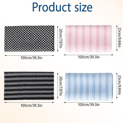 Exfoliating Washcloth, Exfoliating Towel, 4 Pcs Exfoliating Towel for Daily Skincare and Travel Use, with Properties, Shower