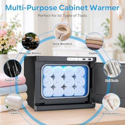 Hot Towel Warmer, 8L Professional Towel Warmer Cabinet, Hot Spa Small Towel Warmer Heating Use for Facial Spa Estheticians Massage Salon and Home