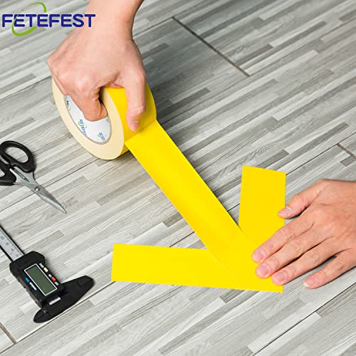 Gaffers Tape Yellow Heavy Duty, 2" by 30 Yards, Professional Grade Gaffer Tape, Non-Reflective, No Residue, Hand Tear, Self-Adhesive, Multiple Purposes (Yellow, 2 inches x 30 Yards) - color: 2" Yellow (1 Roll)