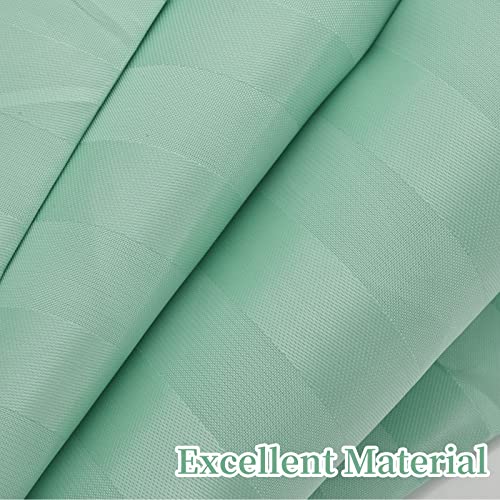 Small Shower Curtain for Bath Single Stall Size 35 x 71, Waterpoof Washable Narrow Standing Single with Bottom Heavy Duty Line, Hotel Quality Fabric Shower Curtains with Hooks and Grommets,/Green - color: Green, size: 35"W x 71"L (Pack of 1)