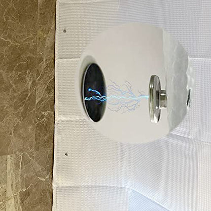 Shower Curtain Side Magnets to Keep Curtain Closed to the Wall | 8 Pcs Magnetic Clips Splash Guards for Side of Shower, Silver - size: Small