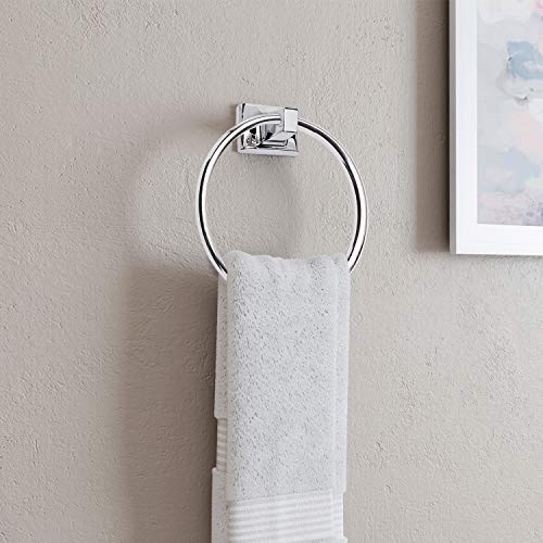 Design House Millbridge Towel Ring, Polished Chrome | Wall Mount, Classic, Zinc, Hardware, 533091