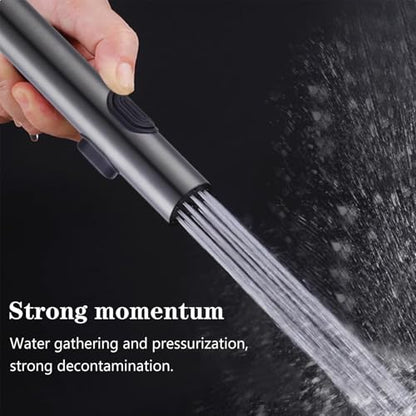 Handheld Toilet Bidet Sprayer for Toilet-Adjustable Water Pressure Control with Bidet Hose for Feminine Wash, Stainless Steel Brushed Nickel Bidet Faucet Cloth Diaper for Baby Wash