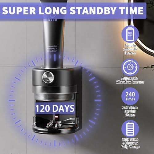 Automatic Toothpaste Dispenser, Wall Mounted Electric Toothpaste Dispenser for Kids and Adults,Toothpaste Squeezer with Adjustable Toothpaste Dispensing Volume for Bathroom - color: Black