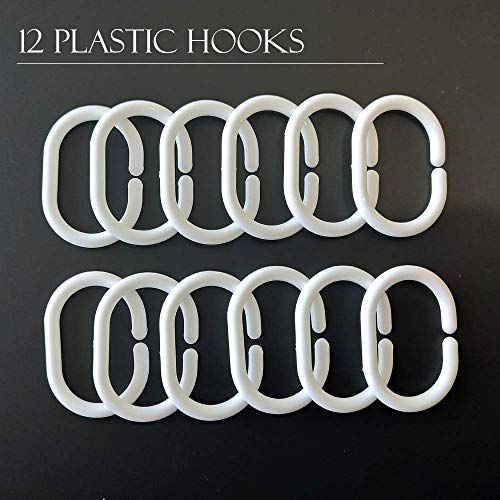EurCross 72 x 108 inch Extra Long Clear Shower Curtain Liner with 5 Magnets,PVC Free Thick EVA Shower Liner, Heavy Duty Weighted Clear Shower Curtain for Bathroom 108 inch Length - color: Clear, size: 72"W x 108"L (Pack of 1)