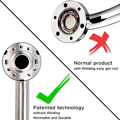 Stainless Steel Bathroom Safety Shower Grab Bar, Anti Slip Bathtubs Grab Bars,Toilet Assist Saft Handle Handrail ADA Compliant 500lbs for Handicap Elderly Senior (Brushed, 18 Inches 2 Pack) - size: 18 inches (2 Pack)