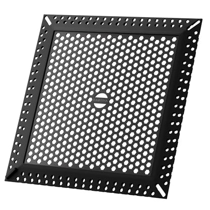 Square Shower Drain Hair Catcher, Drain Cover, Not Moving, 6 inch | 304 Stainless Steel and TPE Material/ Efficient Drainage / Easy Clean / Anti-Clogging / Fits Bathroom Hair Catcher for Shower - color: Matte Black, size: 6 inch