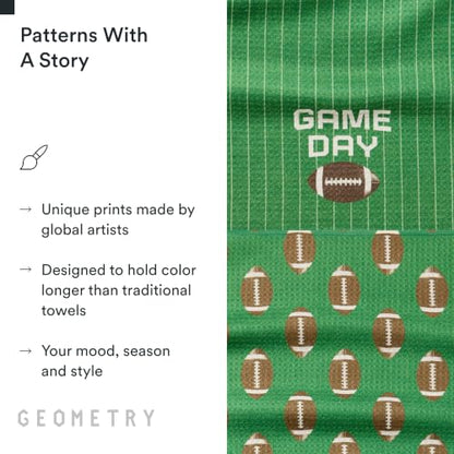 GEOMETRY Game Day - color: Game Day, style: Kitchen Towel - Double