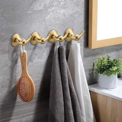 Asidrama 2 Packs Champagne Bronze Robe Towel Hook Bathroom Hooks 8706 - color: Champagne Bronze, size: 2 Pack