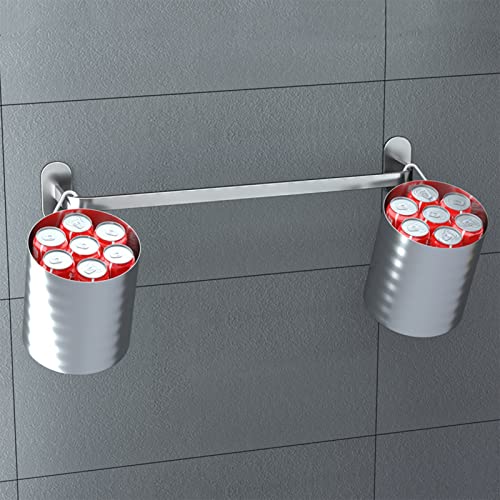 Towel Bar, Stainless Steel Single Towel Racks, Multiple Uses for Bathroom Kitchen Hand Towel Holder Dish Cloths Hanger Waterproof Wall-Mounted Towel Bar (Size : 65 * 9.2 * 4.8cm) - size: 65*9.2*4.8cm
