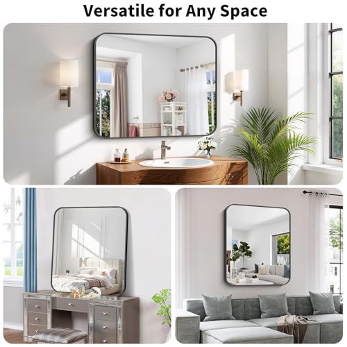 Koonmi Bathroom Wall Mirror,32x40 Inch Large Vanity Mirror for Over Sink - size: 40"L x 32"W