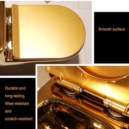 Soft Close Toilet Seat,Quick Release for Easy Cleaning,Top Fixing,Adjustable Hinges,Anti-Slip Universal Seats Cover for Bathroom
