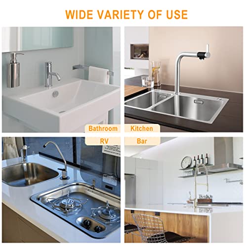 Sink Splash Guard Silicone Sink Faucet Mat Sink Accessories | for Kitchen, Bathroom, Sink Sponge Holder (White) - color: White