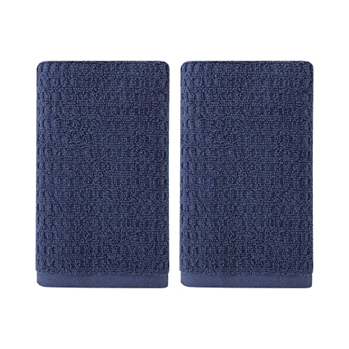 Tommy Bahama- Hand Towel Set, Highly Absorbent Cotton Bathroom Decor, Low Linting & Fade Resistant (Northern Pacific Dark Blue, 2 Piece) - color: Northern Pacific Maritime Navy, size: 2 Piece Hand Towels