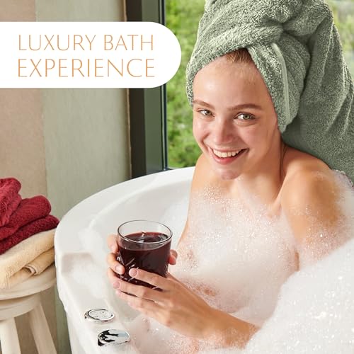 MAURA Sage Green Bath Towel Set of 8 for Bathroom. Turkish Cotton Luxury Bath Towels. Extra Large, Thick, Plush & Soft. Hotel & Spa Quality - Sage Green - color: Sage Green, size: 8-Piece Set (2 Bath, 2 Hand, 4 Washcloth)
