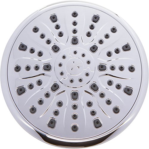 Luxury Rain Shower Head - 2.5 GPM - Polished Chrome | 9 Inch Large, High Flow, Overhead Rainfall Showerhead With Self-Clean Nozzles, Easy Install, Adjustable Brass Ball Joint - color: Polished Chrome, size: 2.5 GPM