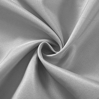 Barossa Design 70x54 Snap-in Shower Curtain Liner Replacement Gray | 2 Bottom Magnets, Fabric, Removable, Water Repellent, Machine Washable, Hotel Style, 70" W x 54" H Inner Liner - color: Grey, size: 70"W x 54"L (Pack of 1)