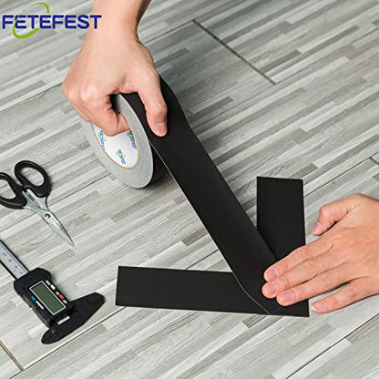 Gaffers Tape Black 4 Pack in Bulk Heavy Duty, 2" x30Yards Each, Professional Grade Gaffer Tape, Non-Reflective No Residue Hand Tear Self-Adhesive, Multiple Purposes (Black, 4 Rolls) - color: 2" Black (4 Rolls)
