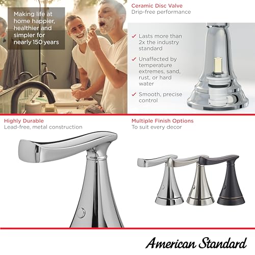 Chatfield® 4-Inch Centerset 2-Handle Bathroom Faucet 1.2 gpm/4.5 L/min with Lever Handles - color: Polished Chrome