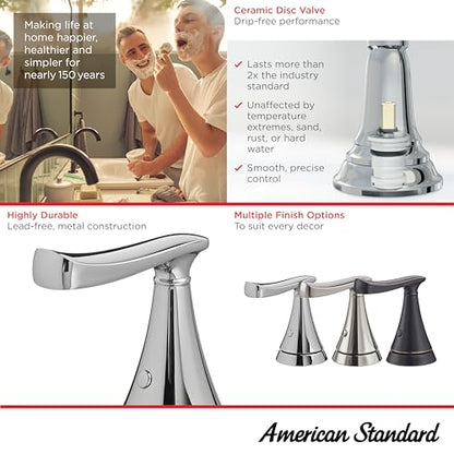 Chatfield® 4-Inch Centerset 2-Handle Bathroom Faucet 1.2 gpm/4.5 L/min with Lever Handles - color: Polished Chrome