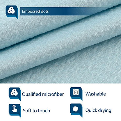 Barossa Design Soft Fabric Shower Liner or Curtain, Hotel Quality, Machine Washable, Water Repellent, Blue, 70 x 72 inches - color: Blue Aqua, size: 70"W x 72"L (Pack of 1)