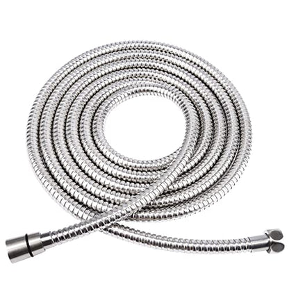 HOMEIDEAS 138 inches Shower Hose, 11.5 feet Extra Long 304 Stainless Steel Handheld Shower Head Hose Replacement, Flexible Hose Extension - size: 138 Inch