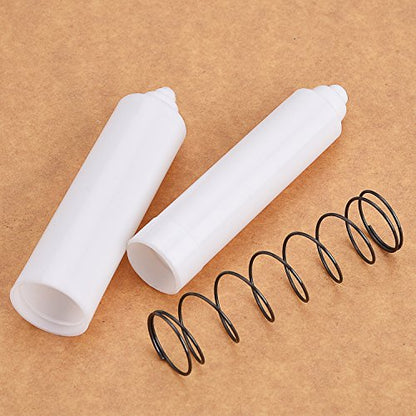 Shappy 4 Pcs Universal Toilet Paper Holder Replacement Rod,White | Spring Loaded Plastic Retractable Paper Replacement Rod Toilet Tissue Roll Holder Insert for Bathroom Home Host Accessories - color: White