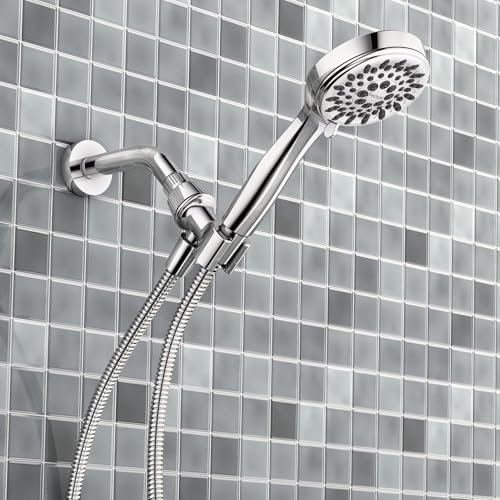 Moen Ignite Chrome Hand Held Shower Head Package With 2.5 GPM High Pressure Spray, 20091 (Pack of 2) - size: Pack of 2
