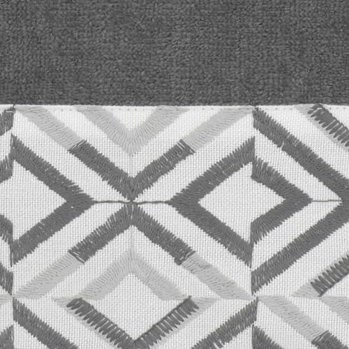 Avanti Linens - Bath Towel, Soft & Absorbent Cotton (Harlow Collection, Nickel) - color: Nickel, size: Bath Towel
