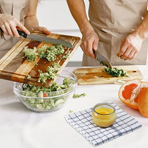 Egles 8 Packs Kitchen Dishcloths, 100% Cotton Dish Cloths 12 x 12 Inch | with Hanging Loop, Terry Dish Towel Set, Quick Drying and Absorbent - color: Grey & Khaki, size: 12"x12" - 8 pcs