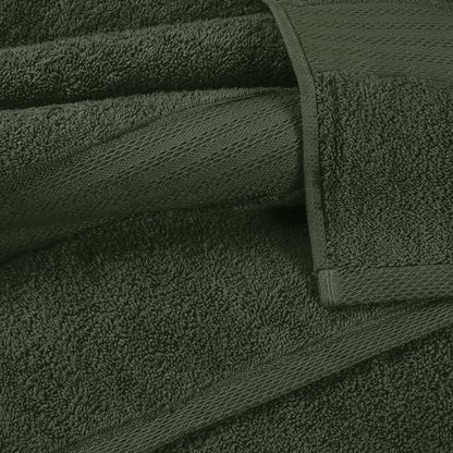 GLAMBURG 700 GSM Premium Cotton 2-Pack Oversized Extra Large Bath Sheet Set - 100% Combed Cotton - 2 Bath Sheets 35x70 - Luxury Hotel & Spa Quality - Durable Ultra Soft Highly Absorbent - Olive Green - color: Olive Green, size: 2 Pack 700 GSM Bathsheet
