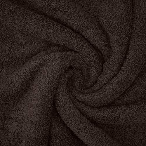 DAN River 2 Pack Bath Sheets Extra Large 35x70, Large Bath Towels for Adults, XL Oversized Heavy Duty Towel Set, 600 GSM 100% Ring Spun Cotton, Soft Quick Dry, Brown - color: Brown, size: Bath Sheet 35x70" (PK 2)