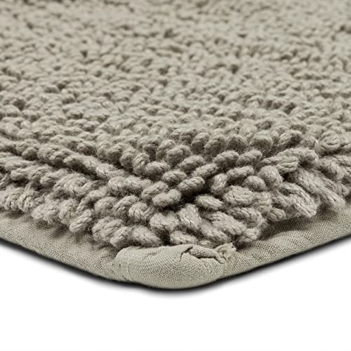 Mohawk Home Classic Cotton Ii Silver 1' 9" x 2' 10" Bath Mat - color: Silver, size: 1'9" x 2'10" (Rectangular)