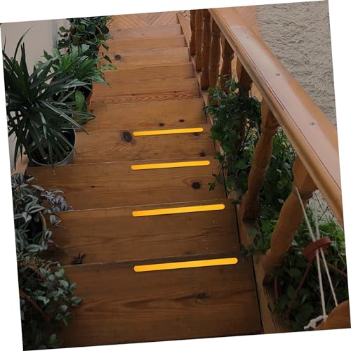Operitacx 12 pcs Bathroom Non-Slip Stickers Sturdy Anti-Skid Strips for Shower and Stairs Indoor Floor Safety Decals Strong Adhesive Waterproof Non-Slip Tape