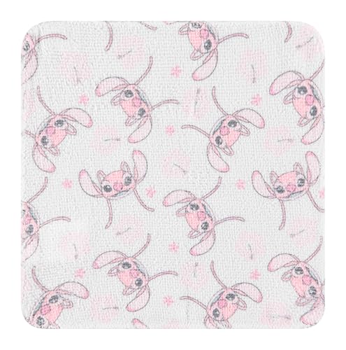 Disney Baby Washcloths 12 Pack – Ultra Soft Baby Wash Cloths, Lilo & Stitch (Stitch & Angel), Winnie the Pooh & Mickey Mouse, Absorbent Newborn Bath Essentials - color: Angel II
