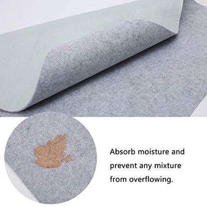 Under The Sink Mat,Cabinet Mat – Absorbent/Waterproof – Protects Cabinets, Premium Shelf Liner, Contains Liquids,Washable (24" W x 35" L) Light Gray - size: 24"W x 35"L